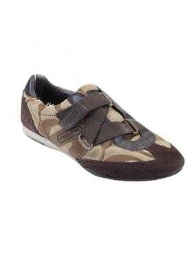 Coach Monogram Brown Kyra sneakers SZ 6